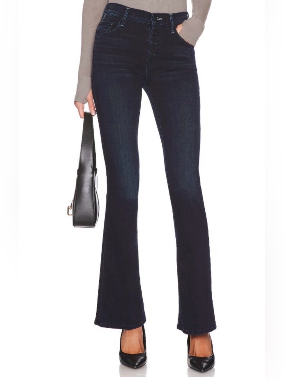 MOTHER The Pixie Weekender Jeans Night Tripper Wash Size 27